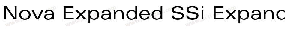Nova Expanded SSi Expanded Italic字体转换
